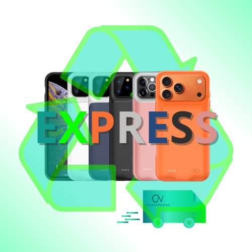 Begagnade Battery Cases - Express Delivery (iPhone) (4 gånger snabbare leveranstid)